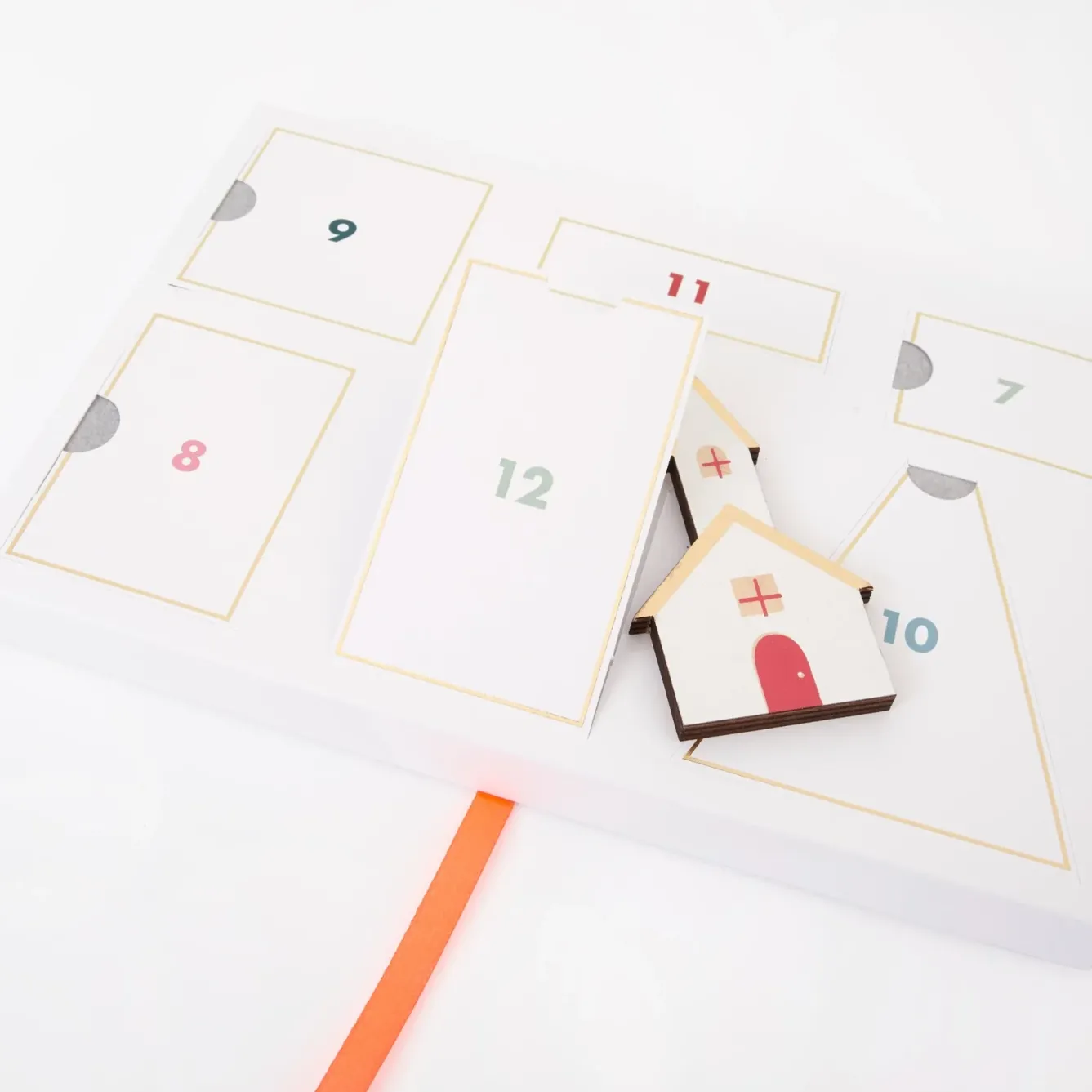 Meri Meri Advent-Festive Village Wooden Advent Calendar