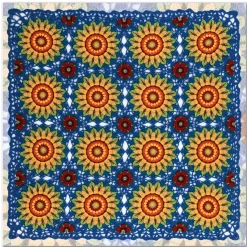 Emma Ball Greeting Cards-Fields of Gold Greetings Card