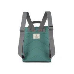 Ori London Bags-Finchley A Sage Recycled Canvas Backpack- Small