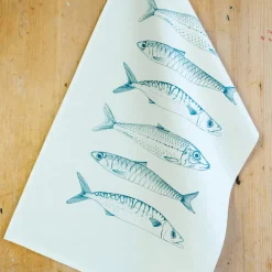 Lottie Day Tea|Tea Towels-Fish Tea Towel