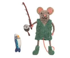 Sew Heart Felt Children-Fishing Felt Mouse