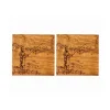Selbrae Father's Day|Tea-Fishing Oak Coasters- Set of 2