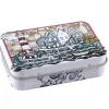 Emma Ball Storage-Fishing Village Hinged Small Rectangular Tin