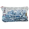 Emma Ball Crafts|Bags-Fishing Village Zipped Pouch
