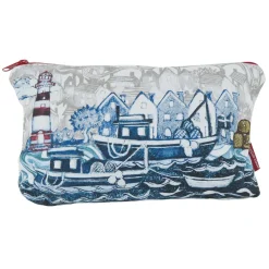 Emma Ball Crafts|Bags-Fishing Village Zipped Pouch