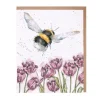 Wrendale Designs Greeting Cards-'Flight of the Bumblebee' Greetings Card