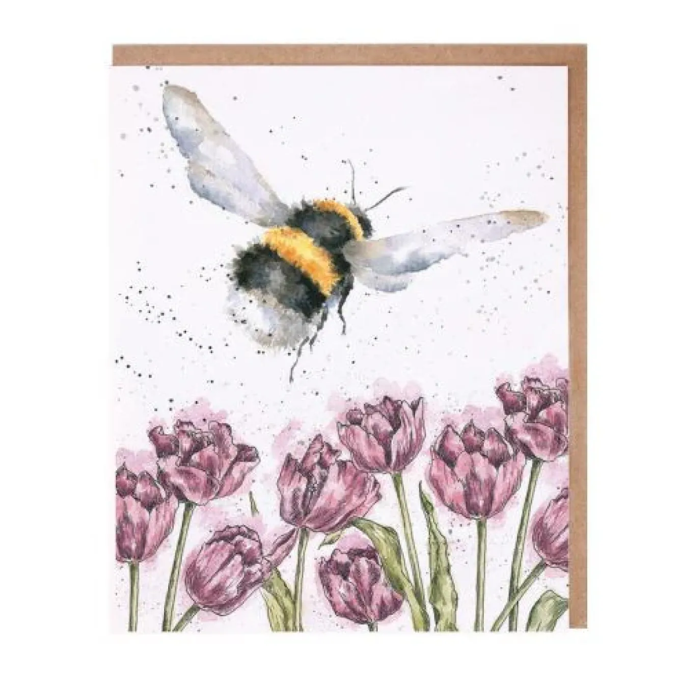 Wrendale Designs Greeting Cards-'Flight of the Bumblebee' Greetings Card