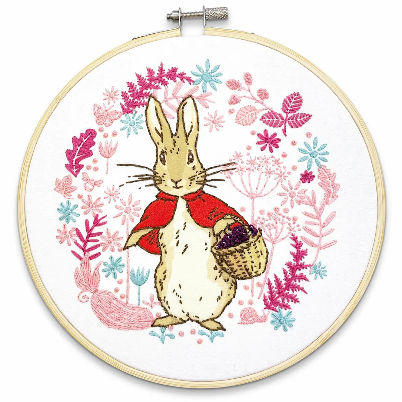 The Crafty Kit Co. Crafts|Children-Flopsy Goes Blackberry Picking Embroidery Kit