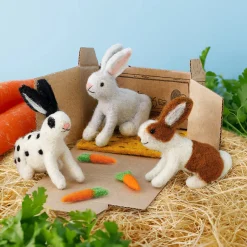 Sew Heart Felt Children-Flopsy Rabbit with Carrot Nibbles