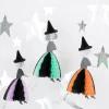 Meri Meri Halloween-Flying Honeycomb Witch Decorations