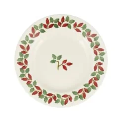 Emma Bridgewater Plates-Folk Rosehip 8 1/2 inch plate