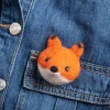 Hawthorn Handmade Crafts|Children-Fox Brooch Felting Kit