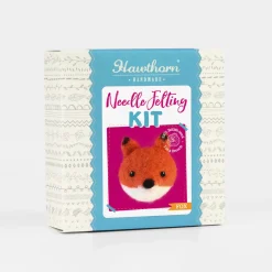 Hawthorn Handmade Crafts|Children-Fox Brooch Felting Kit