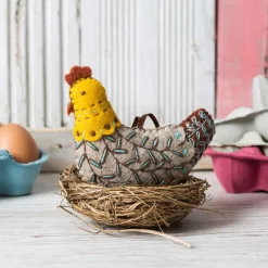 Corinne Lapierre Crafts|Children-French Hen Felt Craft Mini Kit