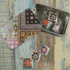 Emma Ball Crafts-Fruit Garden Set of 6 Stitch Markers in a Pocket Tin