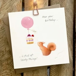 Ginger Betty Greeting Cards-Full of Lovely Things Birthday Card