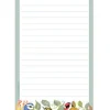 Emma Ball Stationery-Garden Birds Lined Magnetic Pad