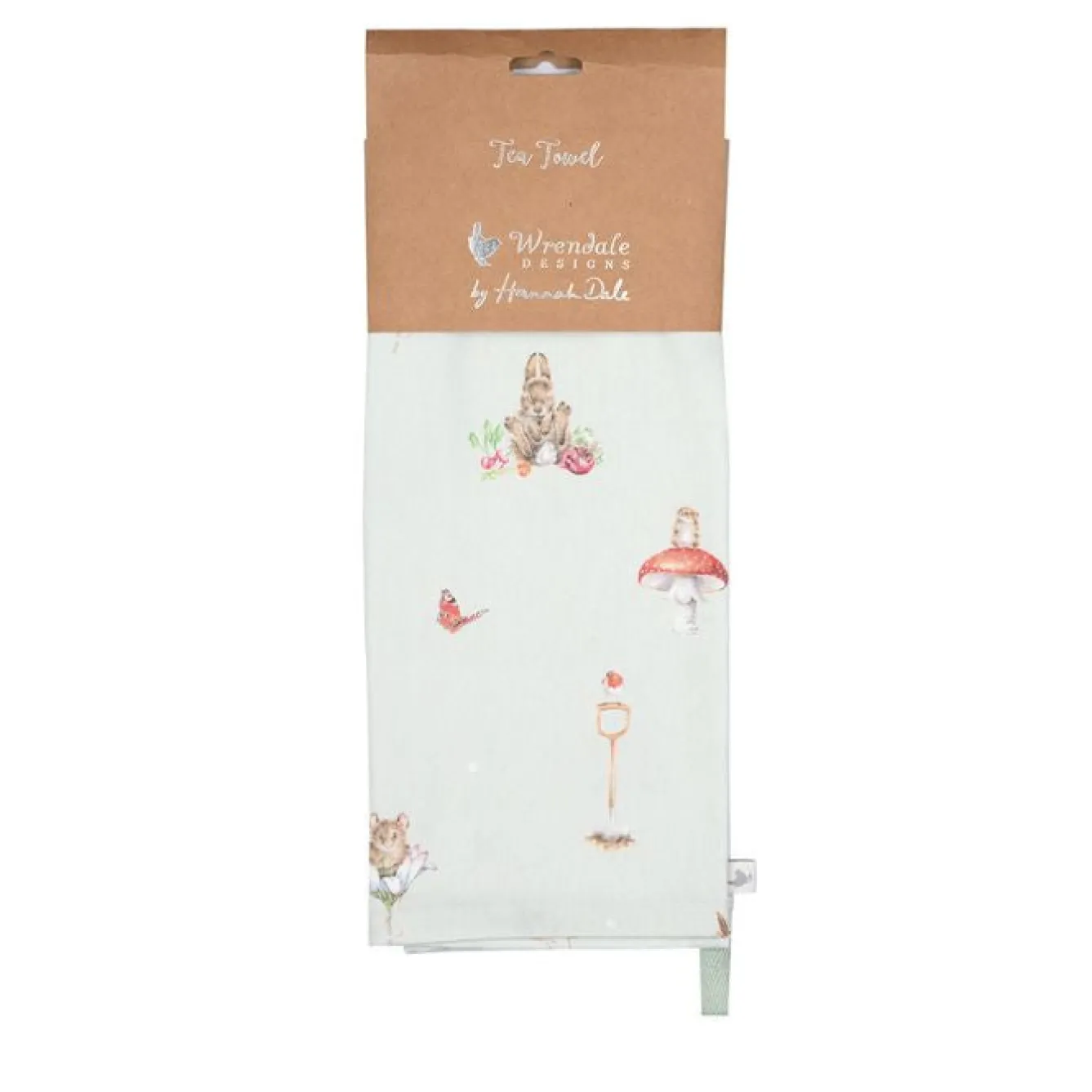 Wrendale Designs Tea|Tea Towels-'Garden Friends' Garden Animal Tea Towel