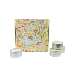 Heaven Scent Home Fragrance-Garden Picnic- Lime, Basil & Mandarin Box of 9 Tealights
