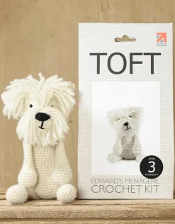 Toft Crafts Crafts-Geoff the Westie Crochet Kit