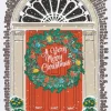 Ulster Weavers Christmas|Tea-Georgian Front Door Recycled Cotton Tea Towel