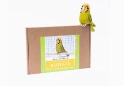 Bergin & Bath Crafts-Gertrude the Green Budgie Needle Felting Kit