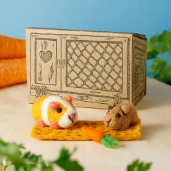 Sew Heart Felt Children-Ginger & Baby Squeak Guinea Pig Set