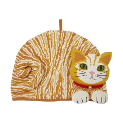 Ulster Weavers Tea|Tea Cosies-Ginger Cat Shaped Tea Cosy