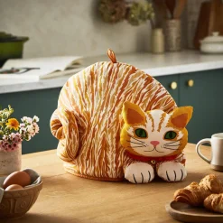 Ulster Weavers Tea|Tea Cosies-Ginger Cat Shaped Tea Cosy
