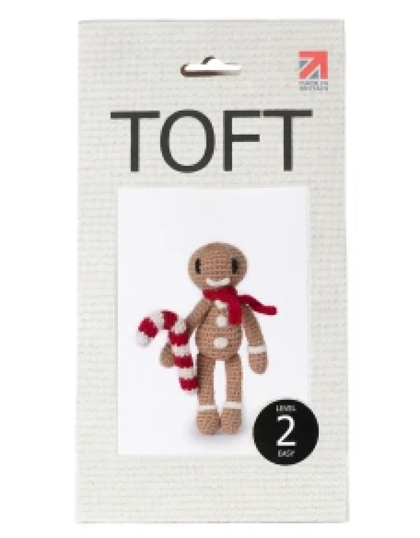 Toft Crafts Crafts-Gingerbread Man Crochet Kit