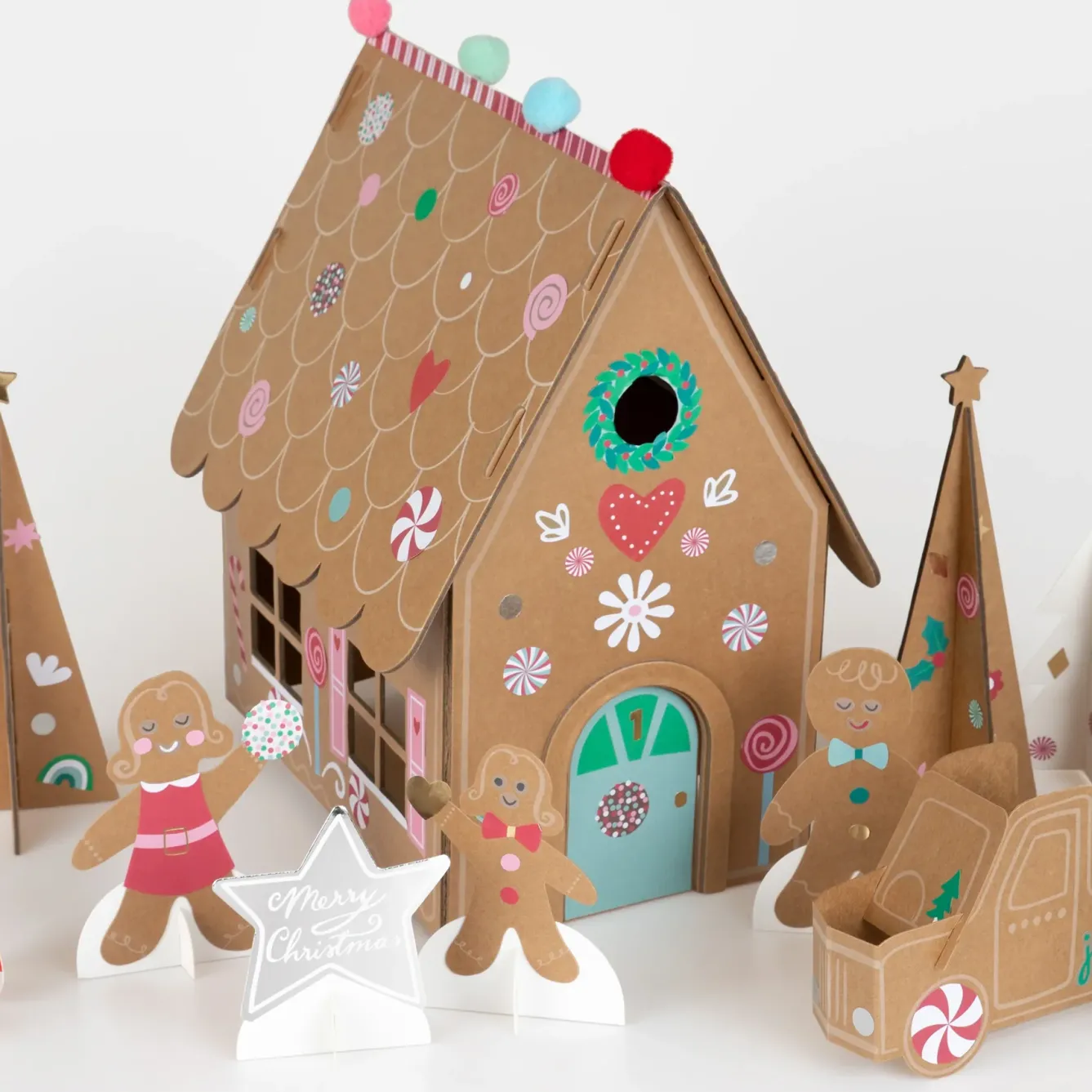 Meri Meri Advent-Gingerbread Sticker Advent Calendar