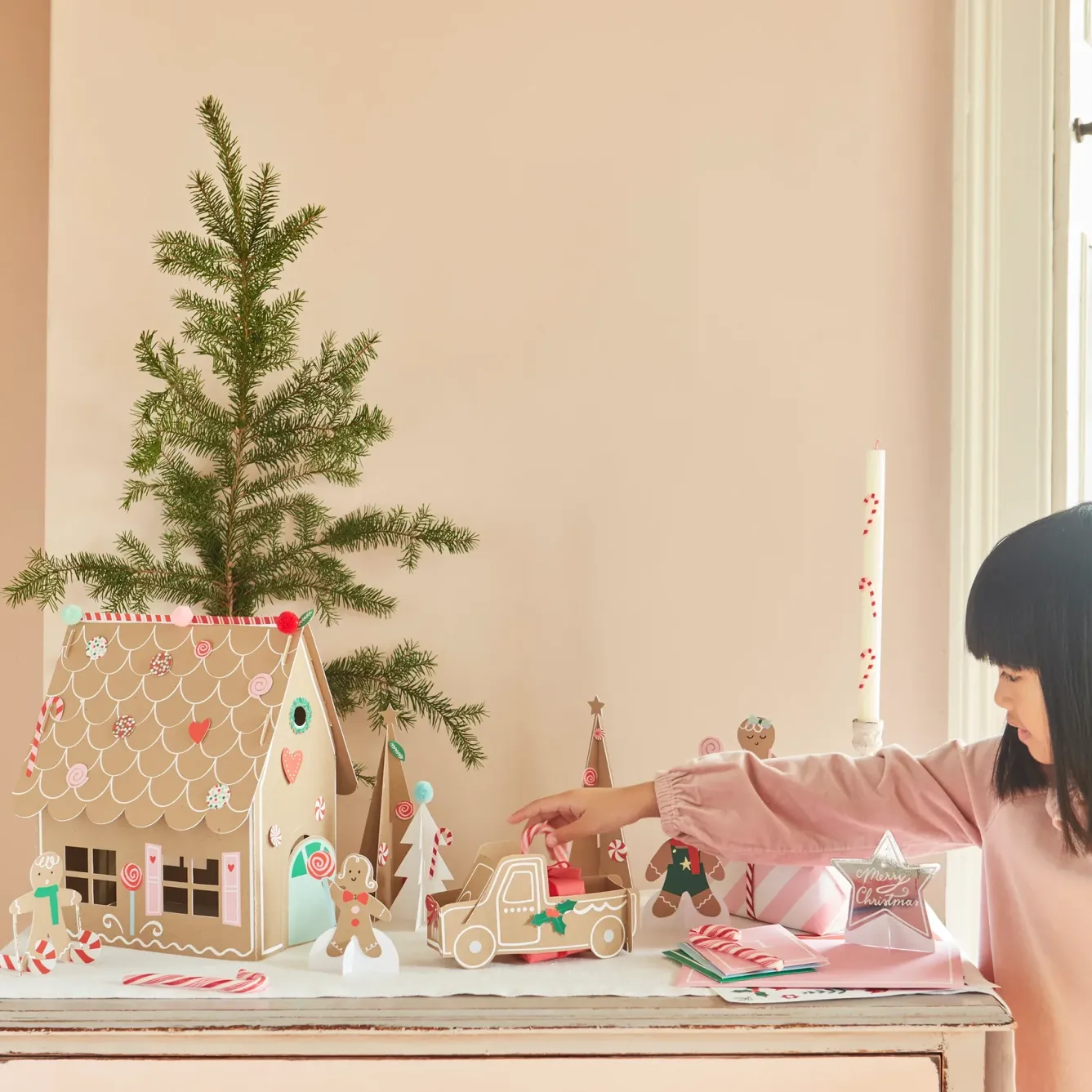 Meri Meri Advent-Gingerbread Sticker Advent Calendar