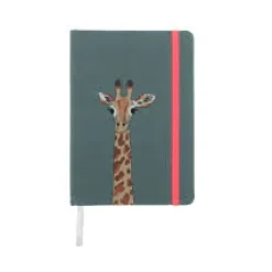 Sophie Allport Stationery-Giraffe B6 Fabric Notebook