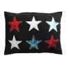 Jan Constantine Pillows & Throws-Glam Rock Sequin 6 Star Pillow