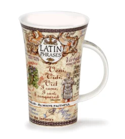 Dunoon Tea|Informative-Glencoe Latin Phrases Mug