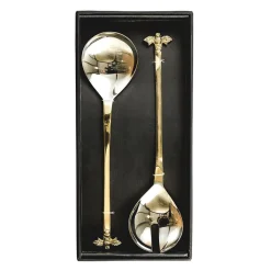Selbrae Tea-Gold Bee Salad Server Set
