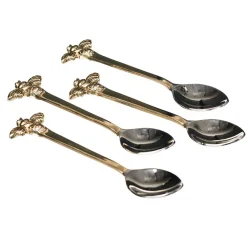 Selbrae Tea-Gold Bee Spoons Set of 4