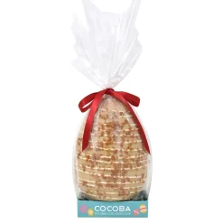 Cocoba Easter-Golden Caramel Easter Egg with Caramel Shards by