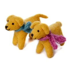 Amica Felt Children-Golden Labrador Toy