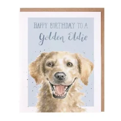 Wrendale Designs Greeting Cards-'Golden Oldie' Birthday Greetings Card