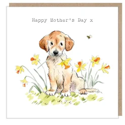 Paper Shed Design Mother's Day|Mother's Day-Golden Retriever "Happy Mother's Day" Greetings Card