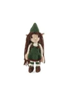 Toft Crafts Crafts-Green Elfie Doll Crochet Kit