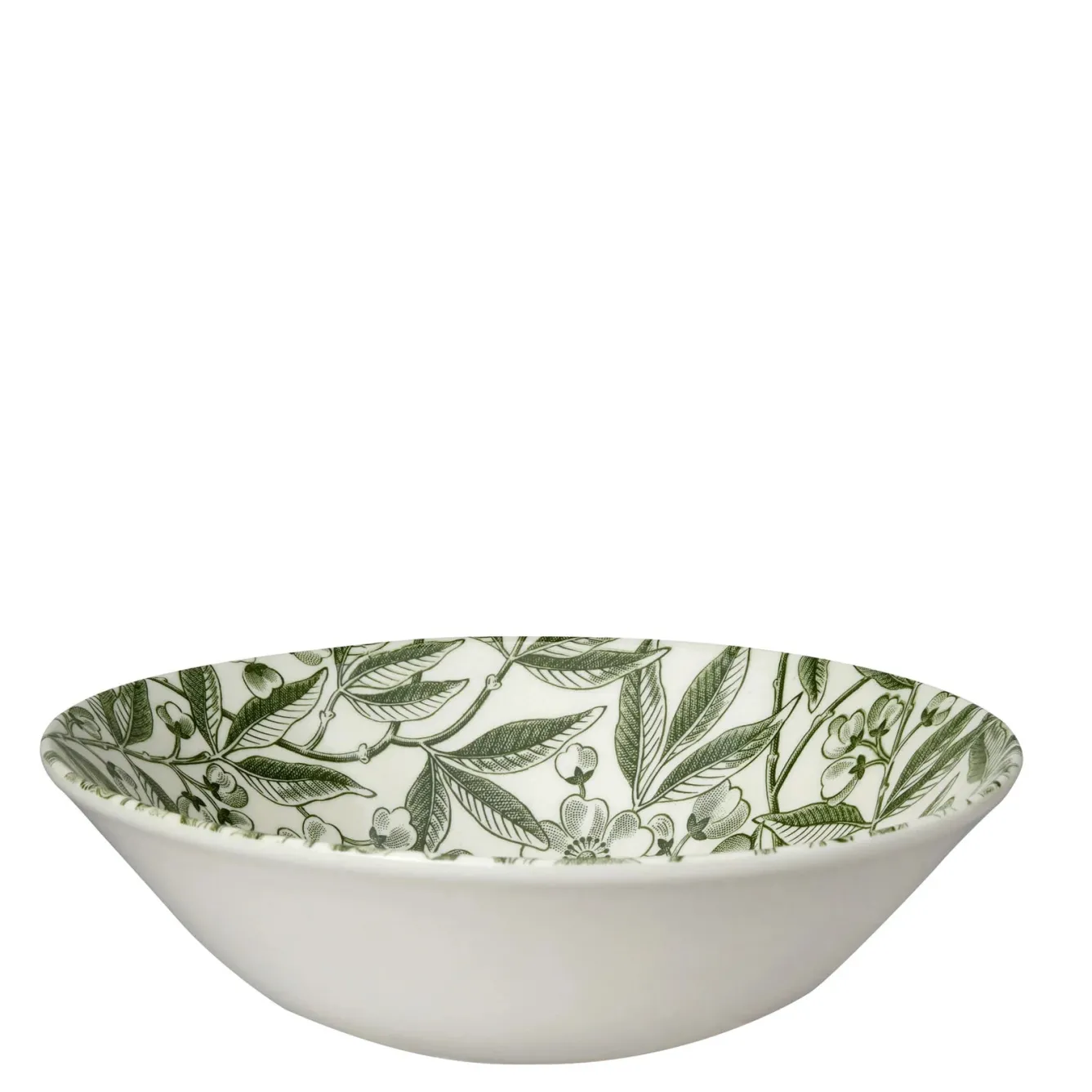 Burleigh Bowls & Dishes-Green Prunus Cereal Bowl