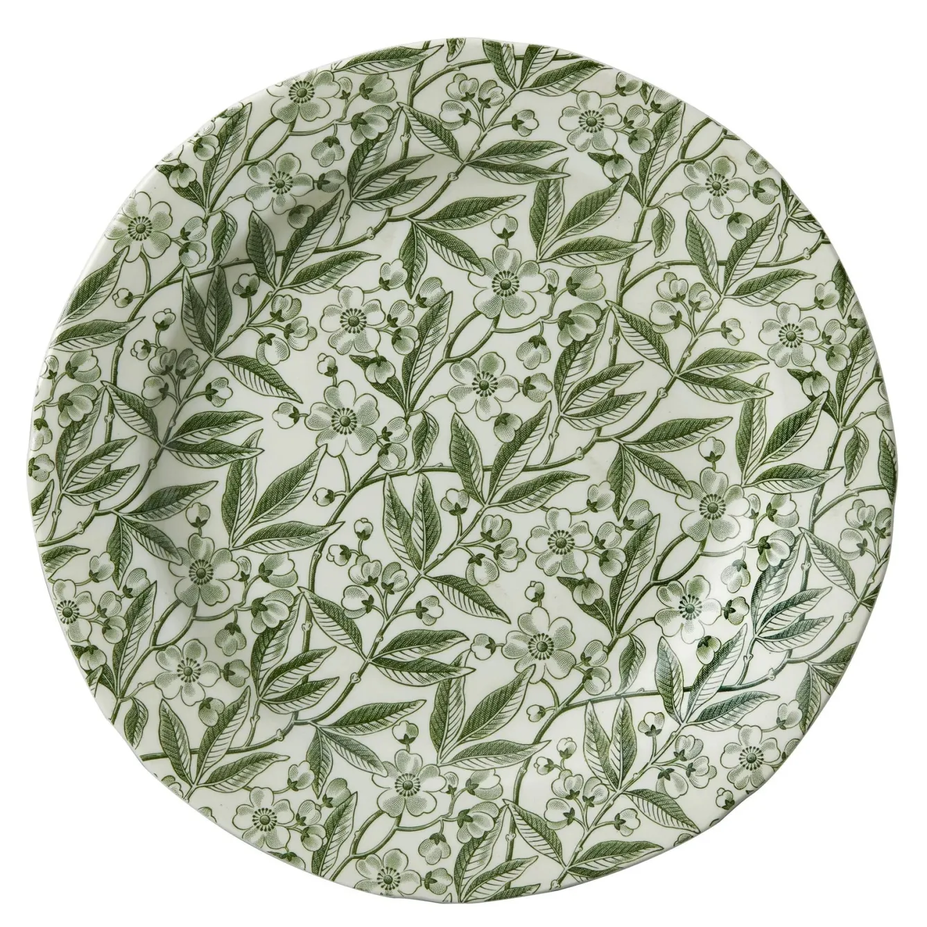 Burleigh Plates-Green Prunus Dinner Plate 10 1/2 in (26.5cm)