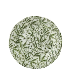 Burleigh Plates-Green Prunus Plate 8 1/2 in (21.5cm)