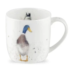 Wrendale Designs Animals|Animals-Guard Duck Bone China Mug (14oz)