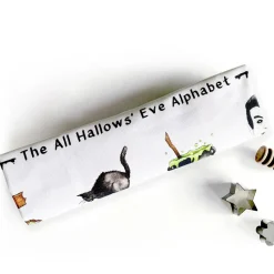 Yeti Halloween|Tea-Halloween Alphabet Tea Towel