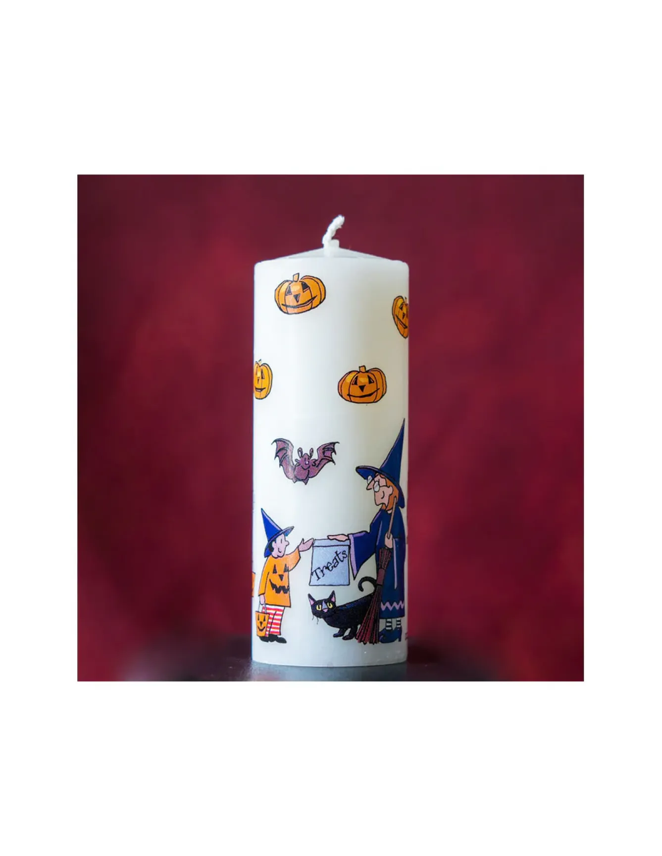 Alison Gardiner Halloween|Seasonal Decor-Halloween Mini Pillar Candle