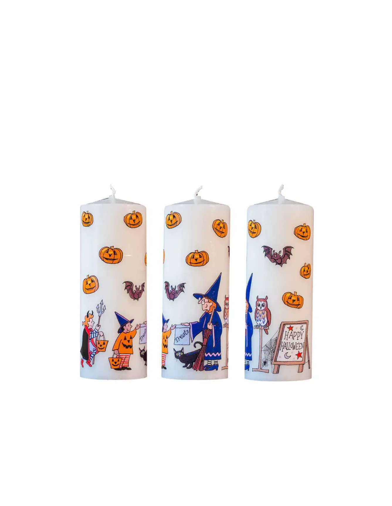 Alison Gardiner Halloween|Seasonal Decor-Halloween Mini Pillar Candle