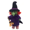 Amica Felt Halloween|Seasonal Decor-Halloween Witch with Broom Felt Decoration